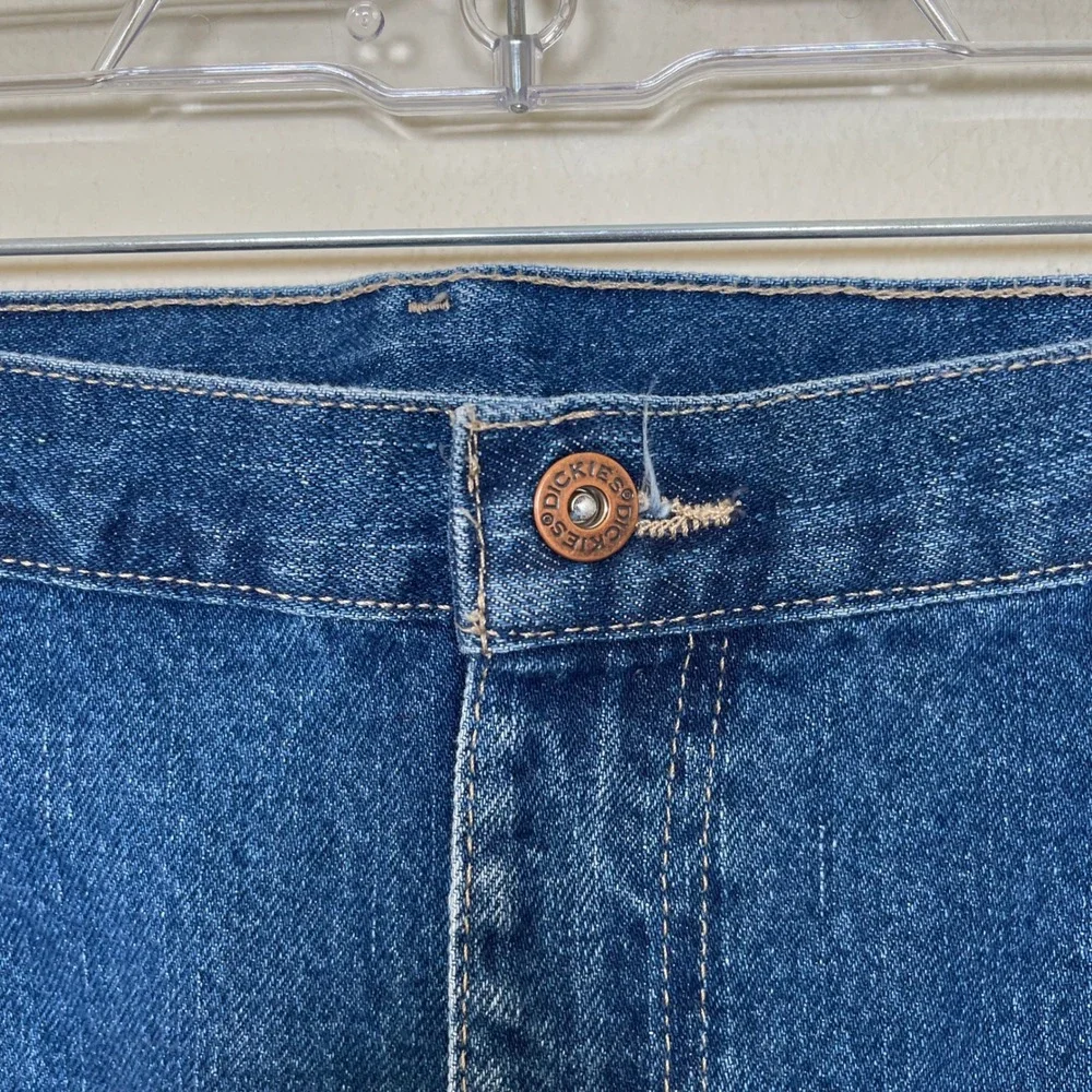Vintage Dickies Mens Carpenter Denim Baggy Shorts 42